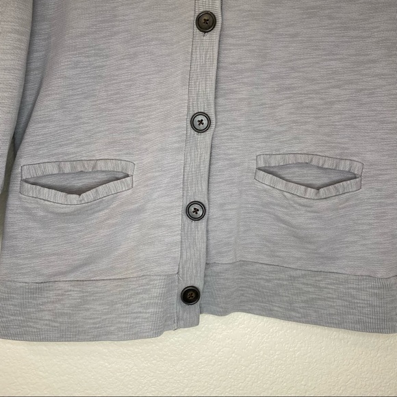 J.Crew Size Medium Women’s Rumpled French Terry Cardigan - Picture 7 of 13